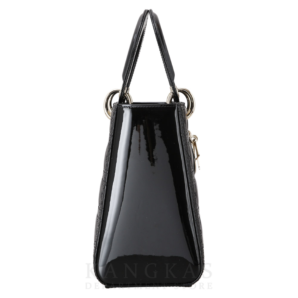 CHRISTIAN DIOR(USED)크리스찬디올 레이디디올 페이던트 미듐 블랙